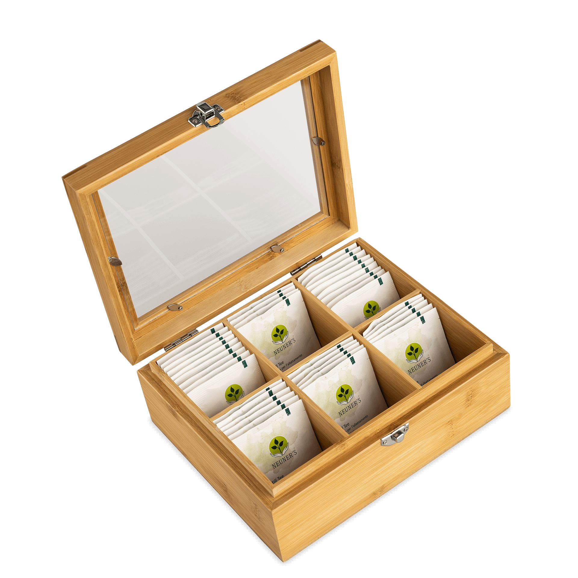 Bamboo tea box